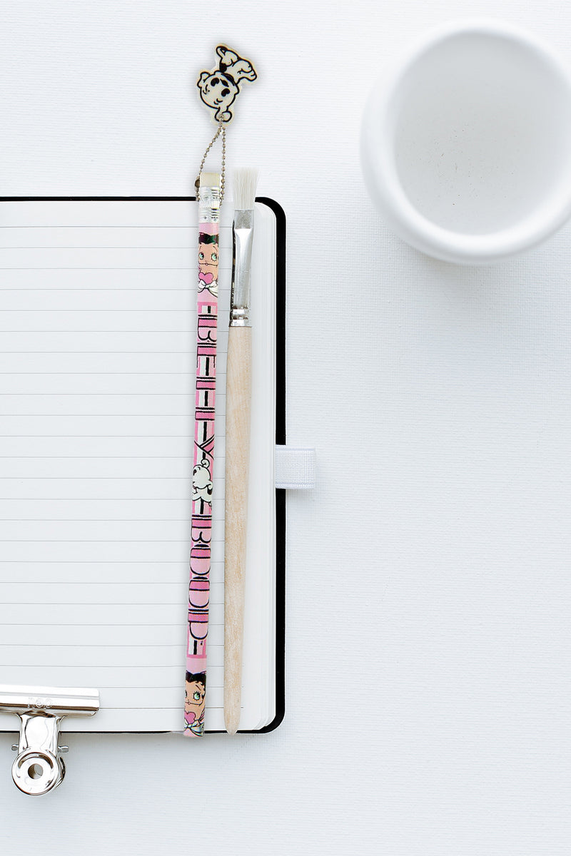 Betty Boop Pink Pencil with Eraser Set of 30